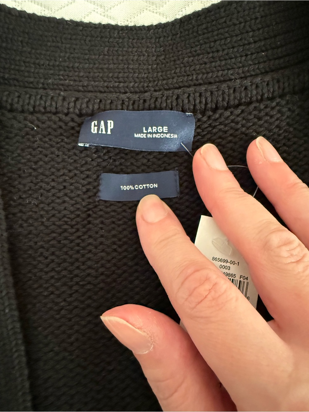 GAP cotton boyfriend cardigan - Picture 4 of 5